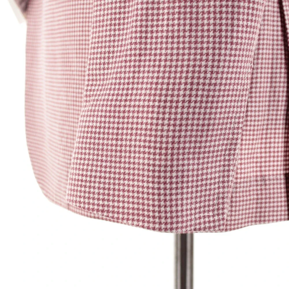 Brunello Cucinelli NWT Wool Blend Sport Coat Size 50 (40 US) In Burgundy & White